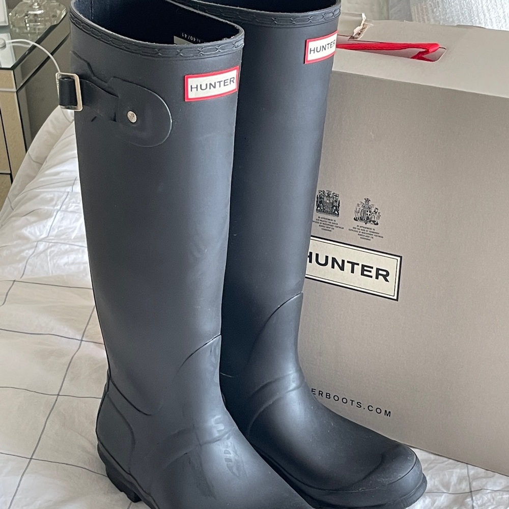 Hunter rain boots